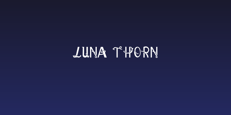 Luna thorn Social Header