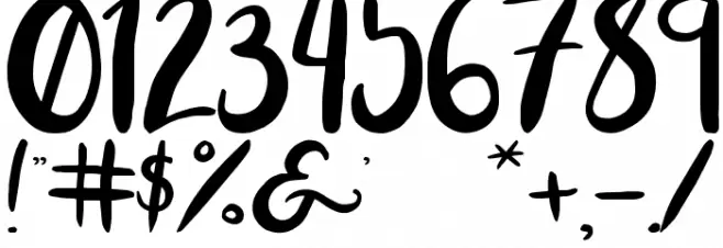 Luna Font OTHER CHARS