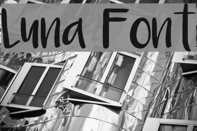 Luna Font examples