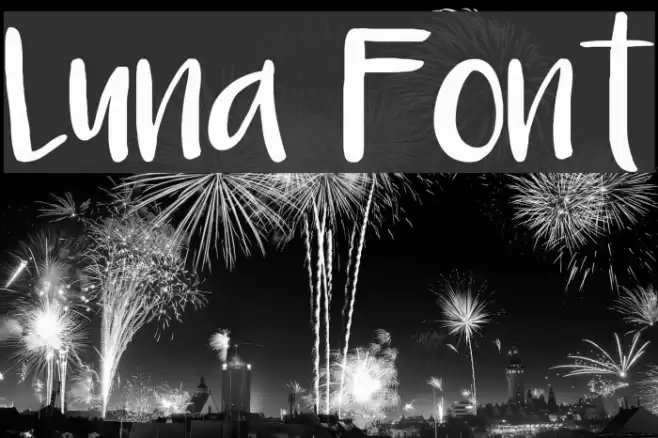 Luna Font examples