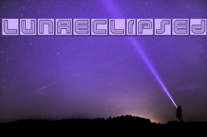 LunaEclipsed Font examples
