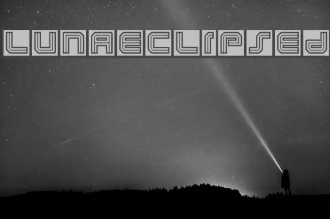 LunaEclipsed Шрифта examples