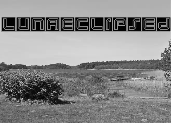LunaEclipsed Шрифта examples