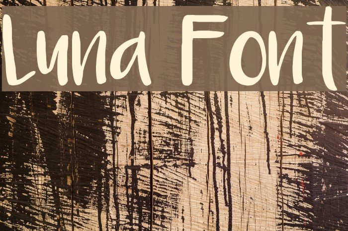 Luna Font examples
