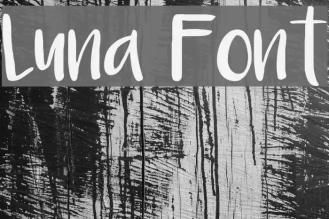 Luna Font examples