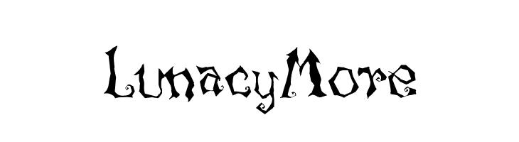 LunacyMore Шрифта
