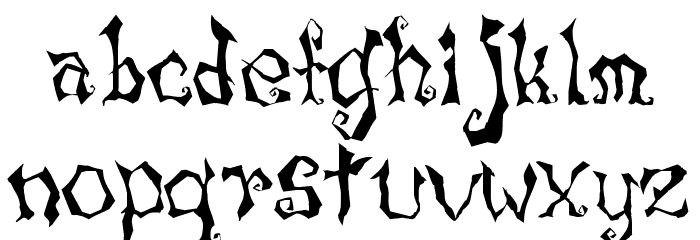 LunacyMore Font LOWERCASE