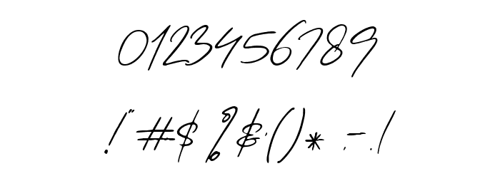 Lunafreya Regular Font OTHER CHARS