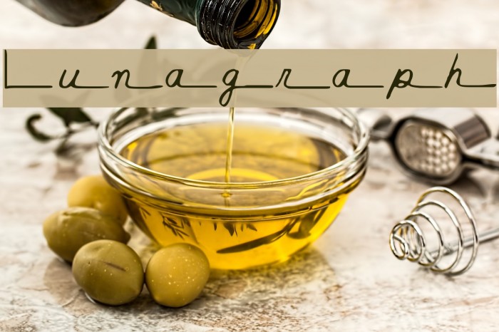 Lunagraph Font examples