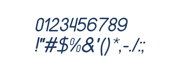 Lunar Italic Other Characters