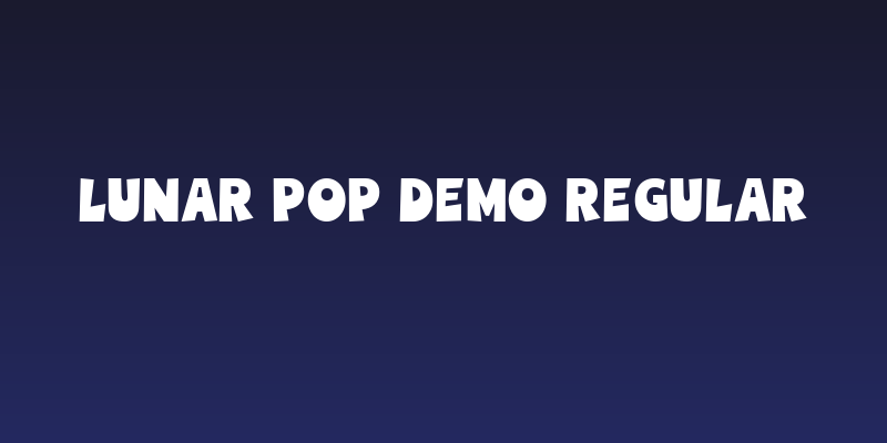 Lunar Pop DEMO Regular Social Header