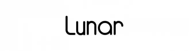 Lunar  免费字体下载