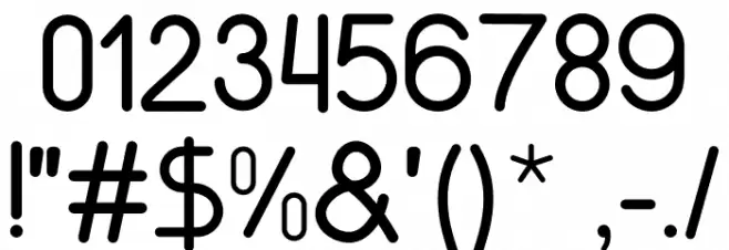 Lunar Font OTHER CHARS