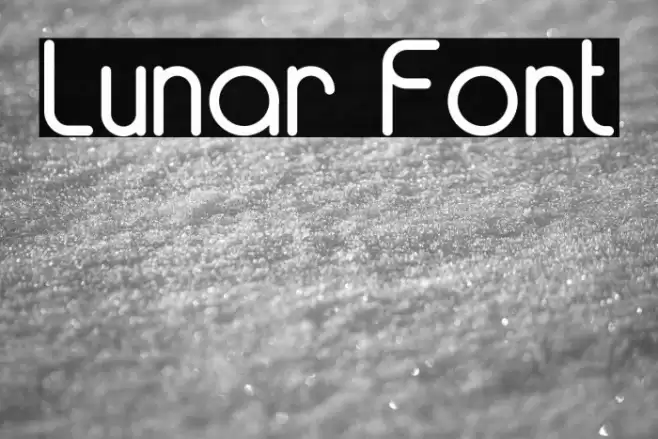 Lunar Font examples
