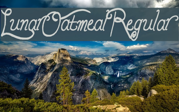 LunarOatmeal-Regular Example 2