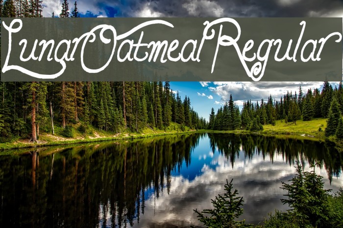 LunarOatmeal-Regular Example 3