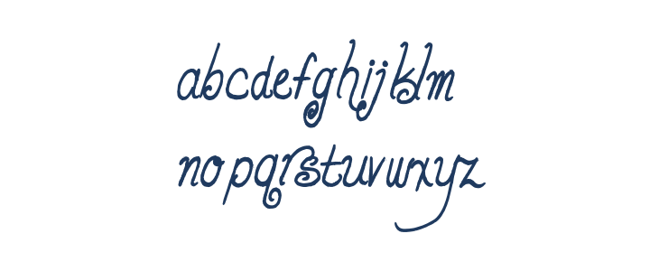 LunarOatmeal-Regular Lowercase