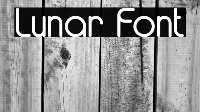 Lunar Font examples