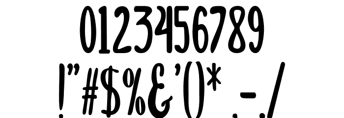 Lunarie ExtCond Font OTHER CHARS