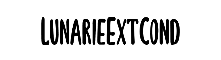 LunarieExtCond  Скачать бесплатные шрифты
