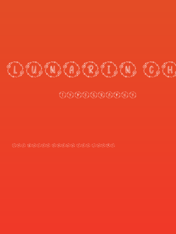 Lunarin Chinese Monogram Poster