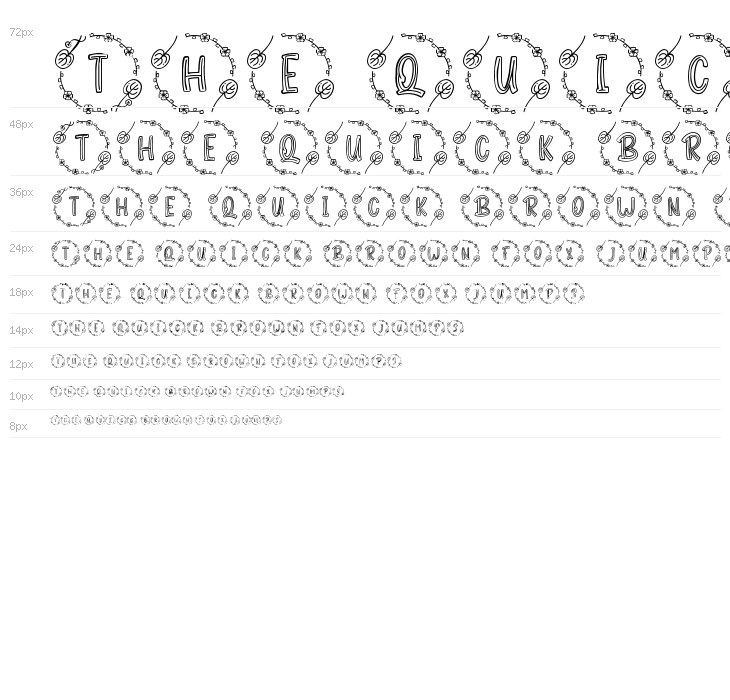 Lunarin Chinese Monogram Waterfall