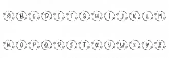 Lunarin Chinese Monogram Caratteri MINUSCOLO