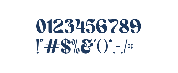 Lunarya DEMO Regular Other Characters