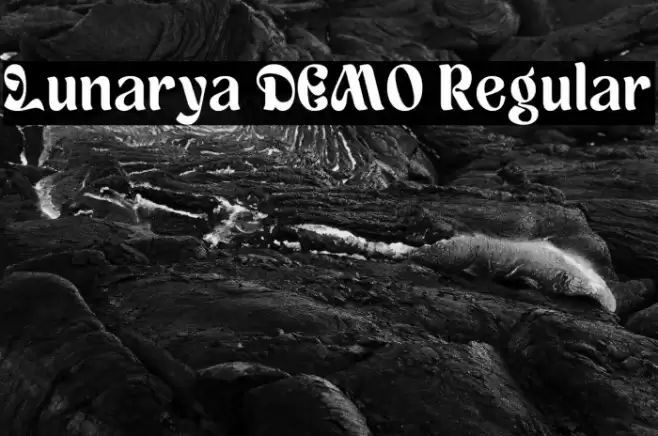 Lunarya DEMO Regular Polices examples