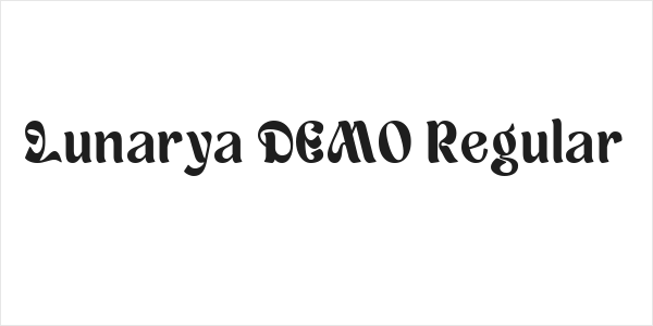 Lunarya DEMO Regular Logo