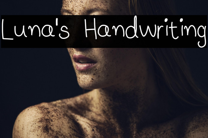 Luna's Handwriting Example 2
