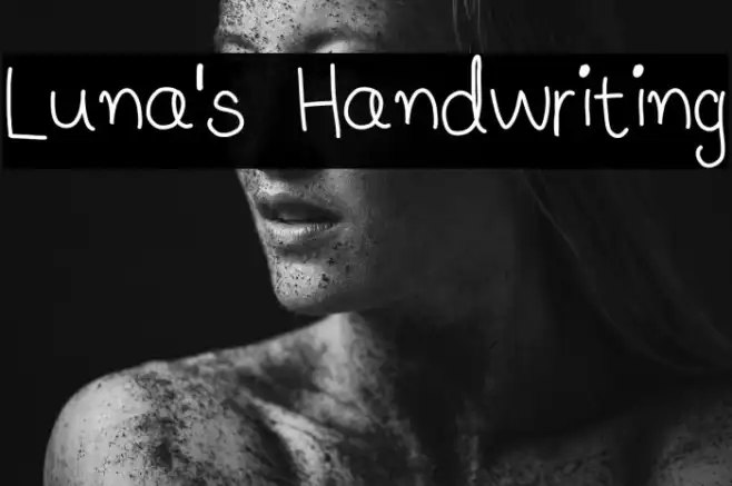 Luna's Handwriting Example 2