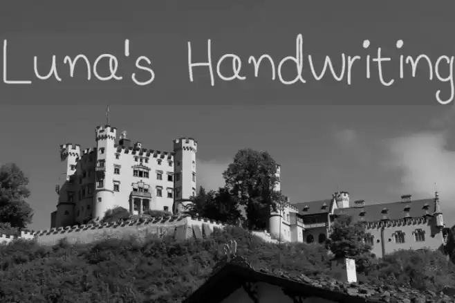 Luna's Handwriting Fuentes examples