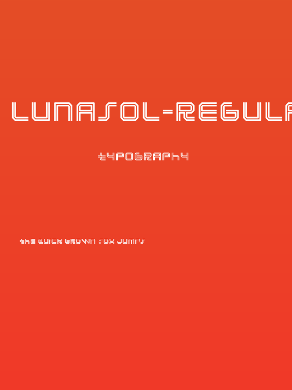 Lunasol-Regular Poster
