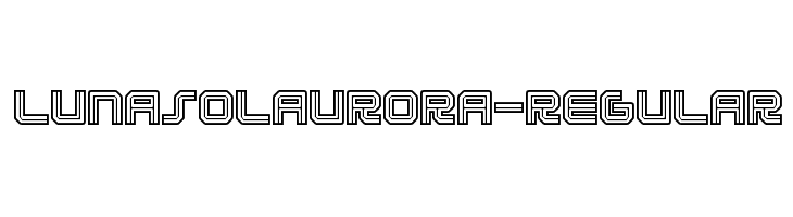 LunasolAurora-Regular  Free Fonts Download