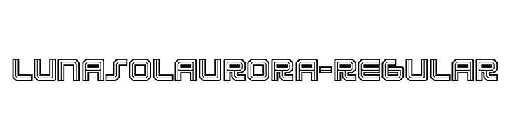 LunasolAurora-Regular  Скачать бесплатные шрифты