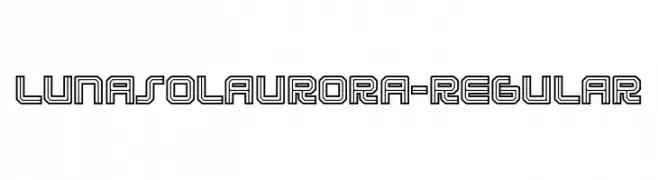 LunasolAurora-Regular  Frei Schriftart Herunterladen