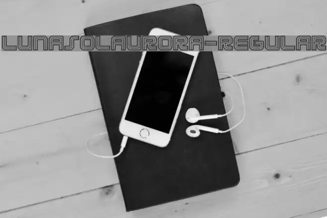LunasolAurora-Regular Font examples