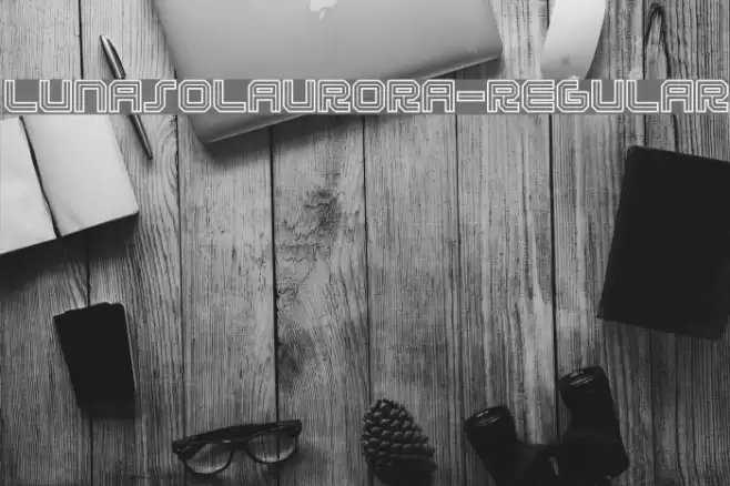 LunasolAurora-Regular Font examples