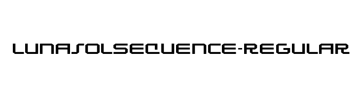 LunasolSequence-Regular  नि: शुल्क फ़ॉन्ट्स डाउनलोड