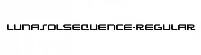 LunasolSequence-Regular  Descarca Fonturi Gratis