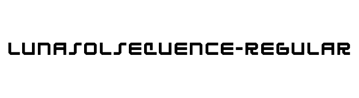 LunasolSequence-Regular  baixar fontes gratis