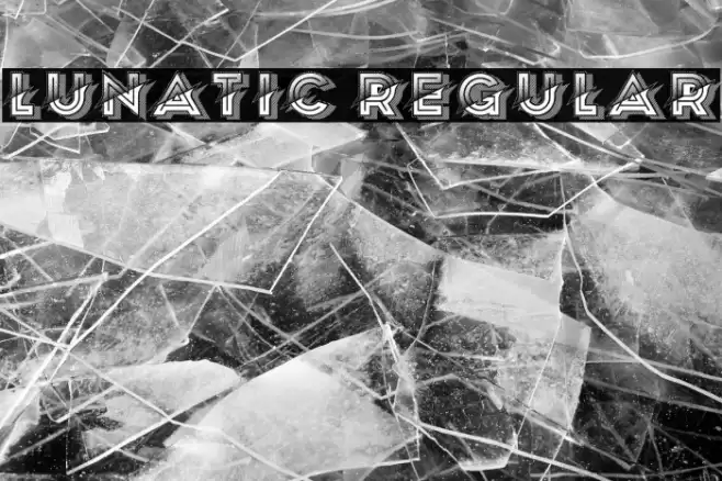 Lunatic Regular Font examples