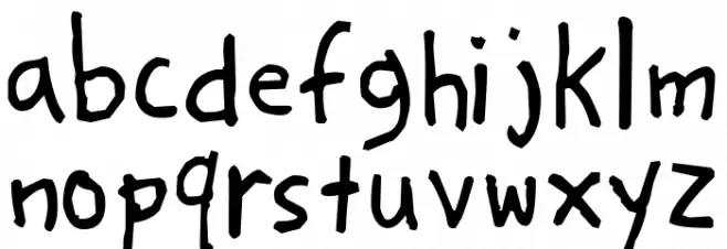 Lunatic Font Litere mici
