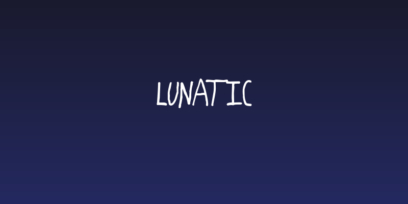 Lunatic Social Header