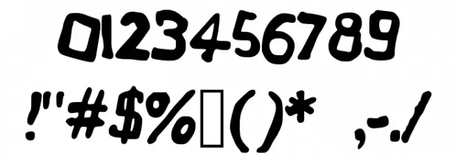 Lunazzi Font OTHER CHARS