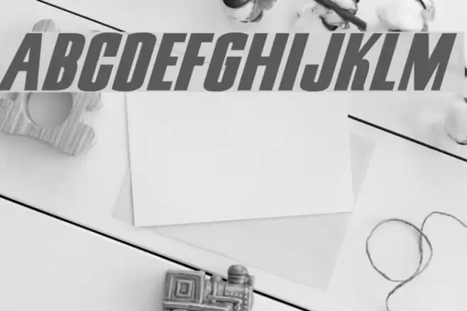 Lunch time Normal Font examples
