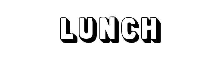 Lunch Font