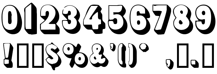 Lunch Font OTHER CHARS