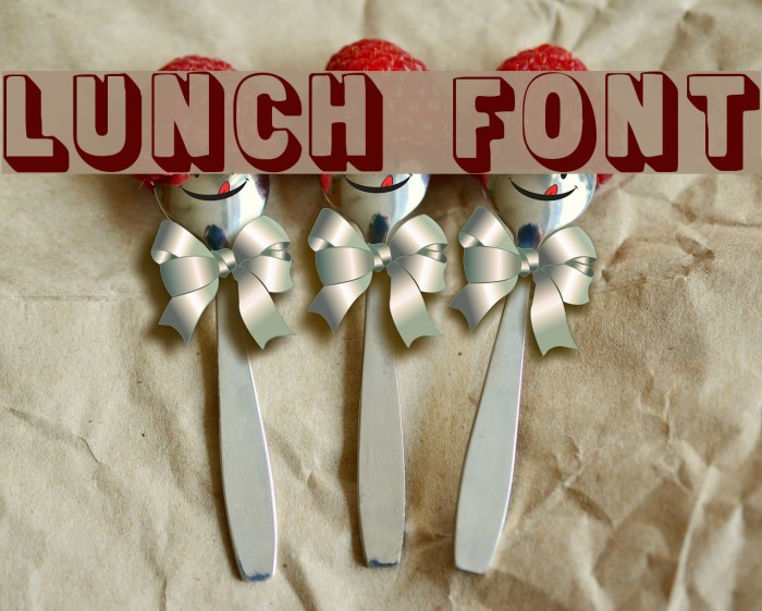 Lunch フォント examples